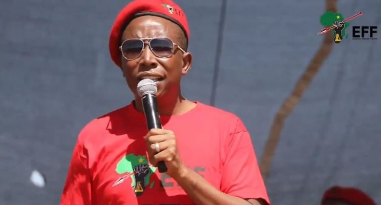 Watch Julius Malema Again Opts To Kiss The Boer After Dismissal Of