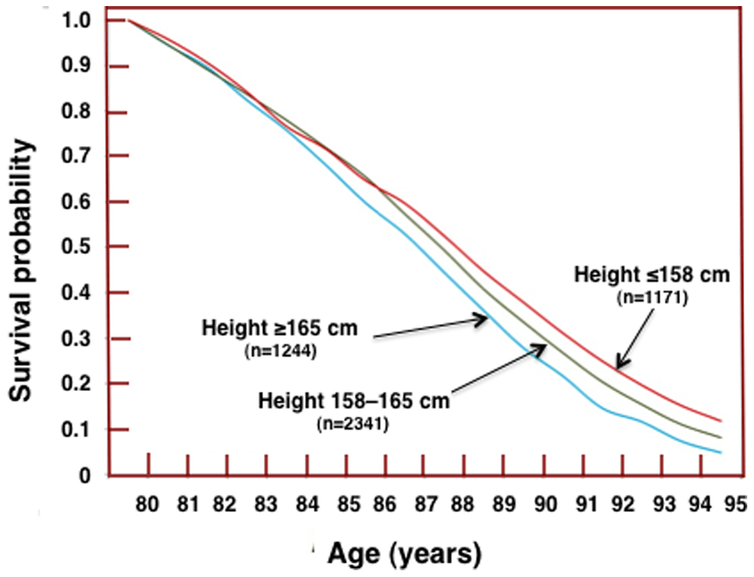 Life Expectancy By Height Chart