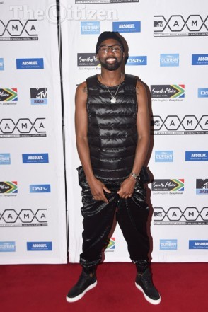Musician Ricky Rick poses for pictures on the red carpet at the 5th annual MTV Africa Music Awards in held Durban, 18 July 2015. The award show also celebrates the 10 year anniversary of MTV Base with this year’s theme being “Evolution”. Picture: Refilwe Modise
