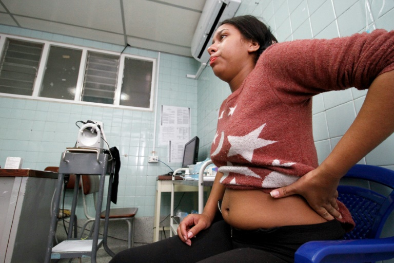 AFP/File / Schneyder Mendoza<br />A pregnant woman infected by the Zika virus, at the Erasmo Meoz University Hospital in Cucuta, Colombia on January 25, 2016