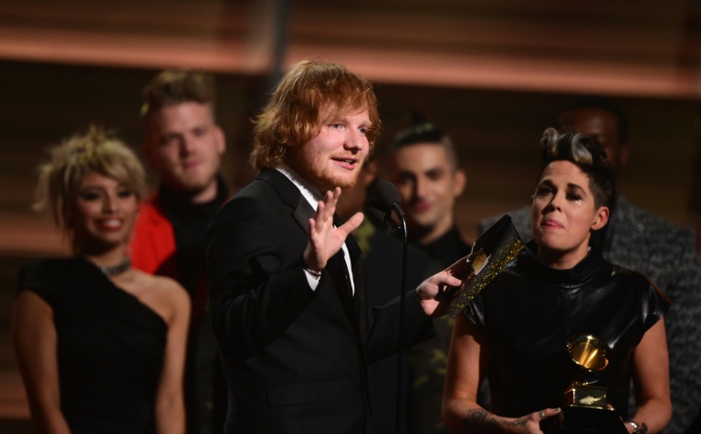 Ed Sheeran Wins His First Grammys for 'Thinking Out Loud'