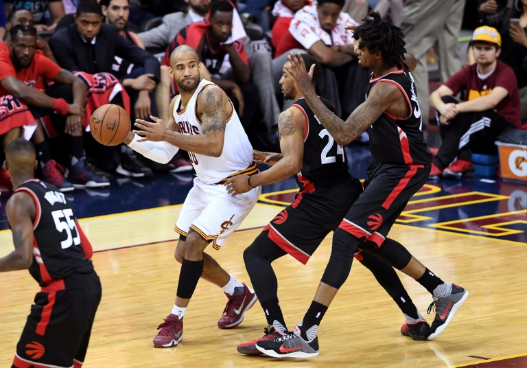Cavs crush Raptors in Game 1 of NBA conference finals