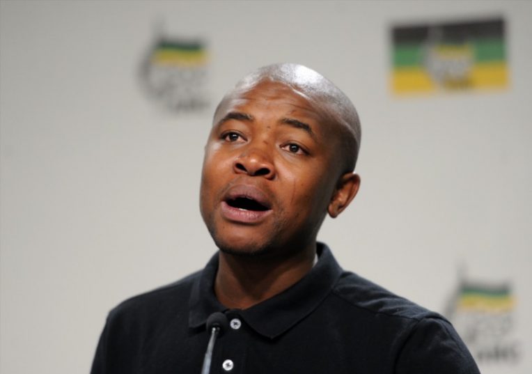 African National Congress Youth League (ANCYL) spokesperson Mlondi Mkhize during a media briefing at the Luthuli House on November 07, 2016 in Johannesburg. Picture: Gallo Images