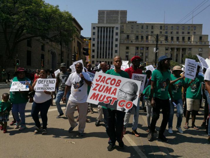 South Africans protest Zuma as country downgraded to junk South Africans protest Zuma as country downgraded to junk