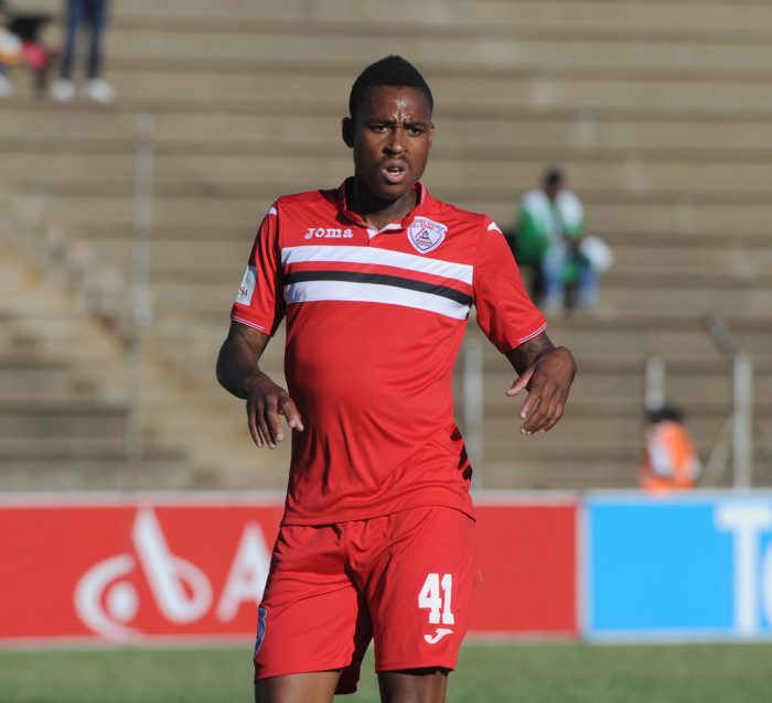 Nhlakanipho Ntuli of Free State Stars (Sydney Mahlangu /BackpagePix)