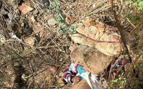 The top half of the photo showing the body of a woman murdered in Naledi, Soweto. PHOTO: Twitter.