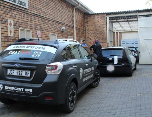 The Golf GTI which was the convoy vehicle for the truck.
