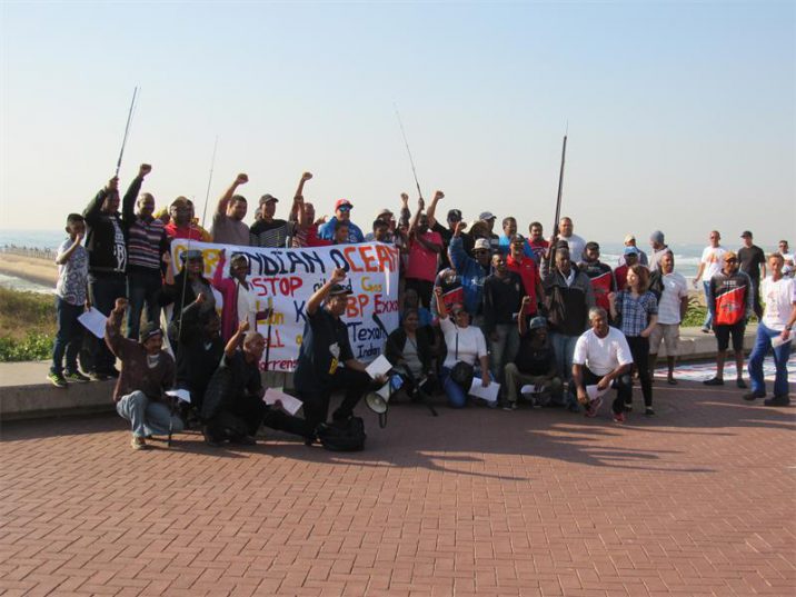 KZN Subsistence Fisherman Forum held a fisherman's walk on Durban's Promenade on Saturday. Picture: Berea Mail