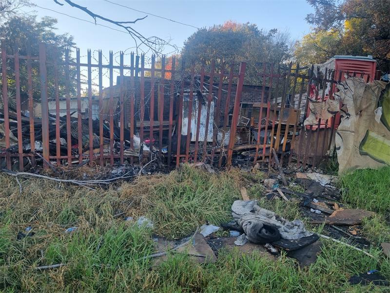 Fire destroys Funny Farm shacks | Alberton Record