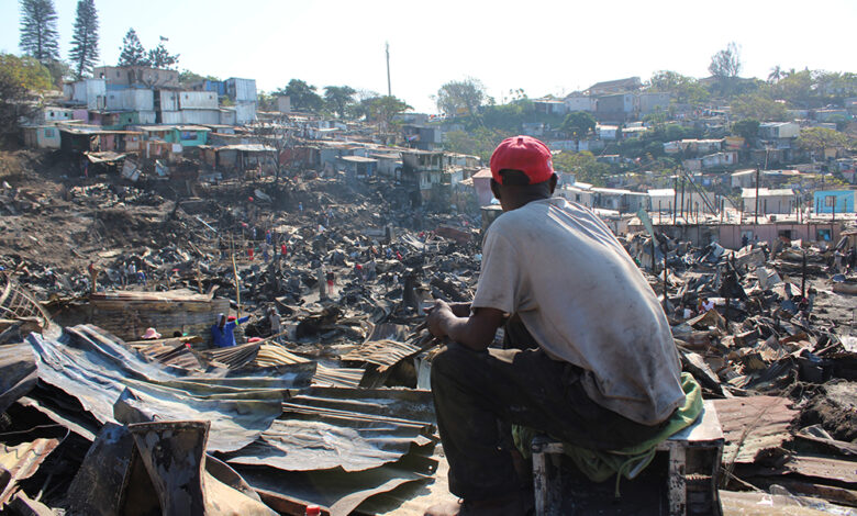 Video: One dead, thousands displaced after Durban informal settlement ...