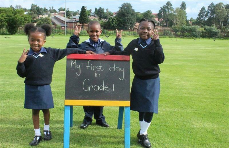 Paardies Gr 1s On Their First Day Of School Krugersdorp News