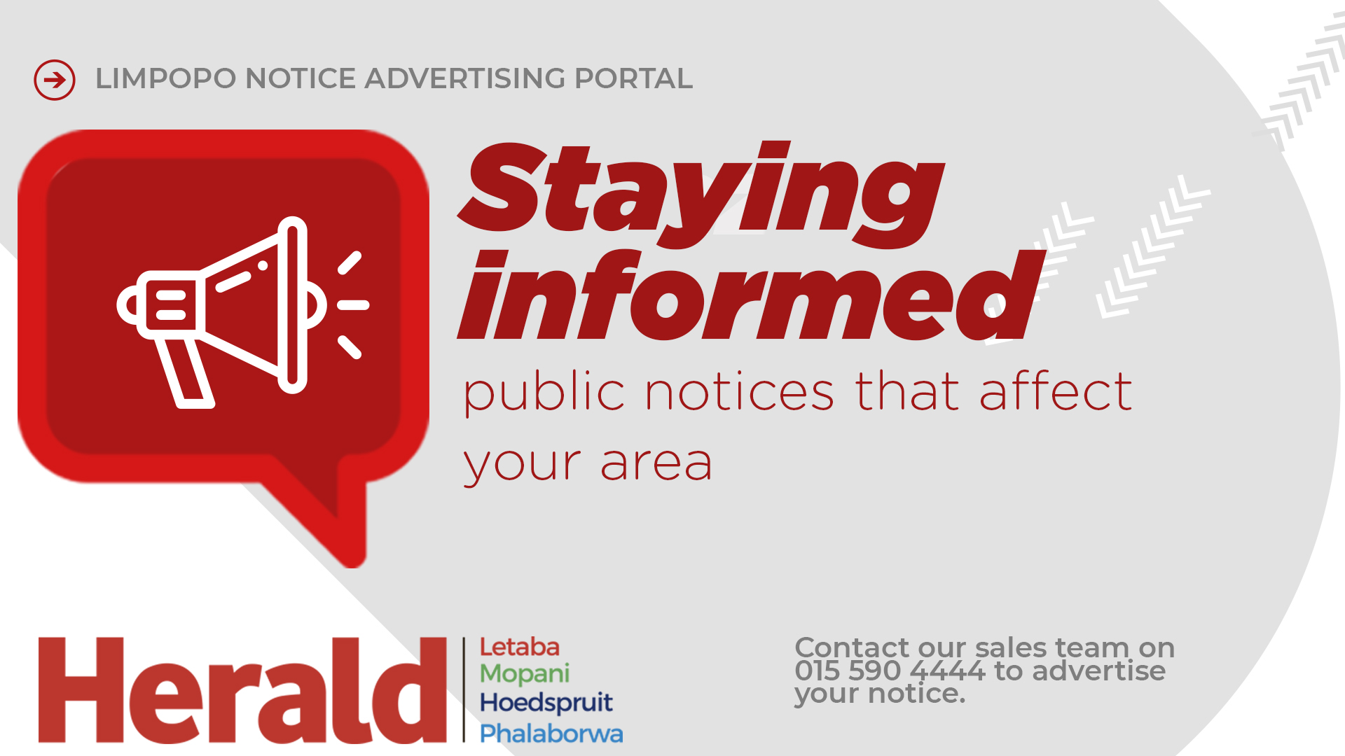 STAY INFORMED with- Limpopo notices