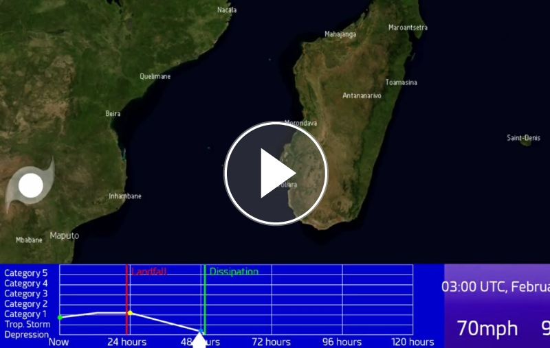 Video: Tropical Cyclone Dineo (Update 3) | Lowvelder