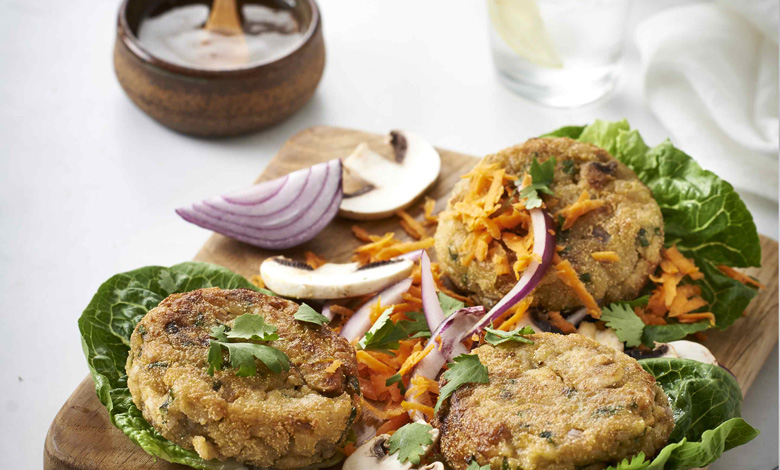 Mushroom, sweet potato & brown rice rissoles | Network News