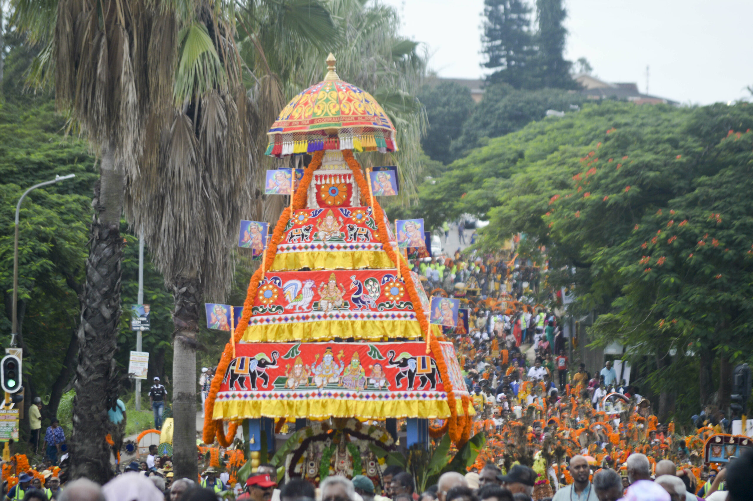 Town painted orange at annual Kavady celebration in Tongaat | North ...