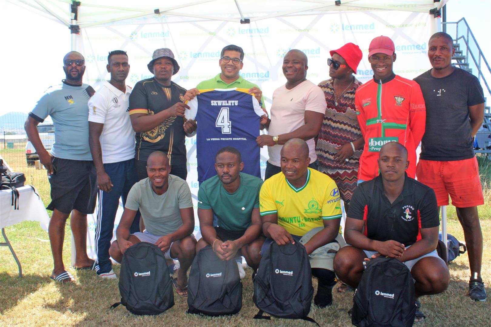 La Verna Hospital sponsors soccer kit to SAPS team