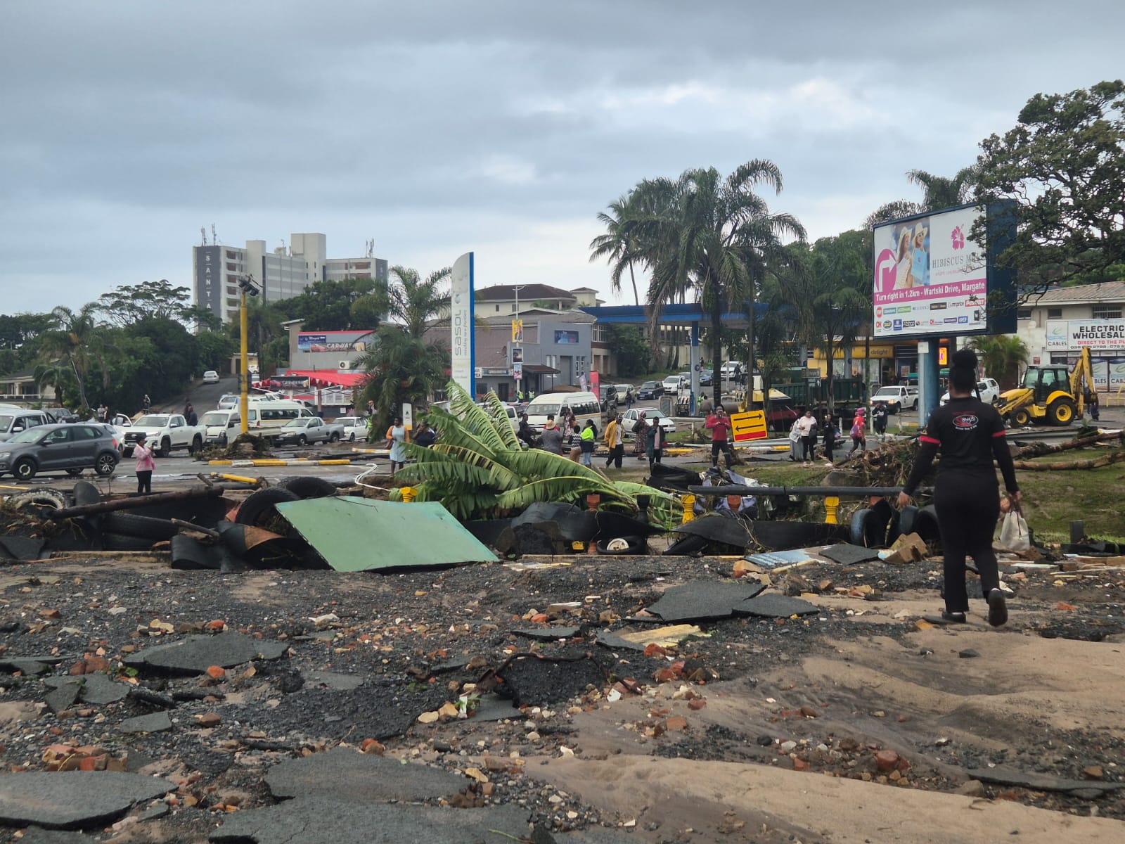 FLASH FLOODS Three dead as storm leaves trail of utter devastation in Margate [ PICS] South