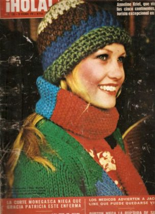 Anneline Kriel on a magazine cover in 1974.