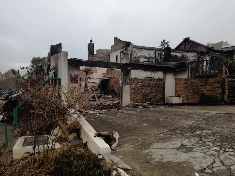 The damage in Knysna. Picture: Hannes Visser