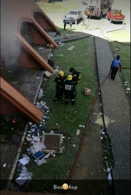 Some of the institution’s property has been vandalised