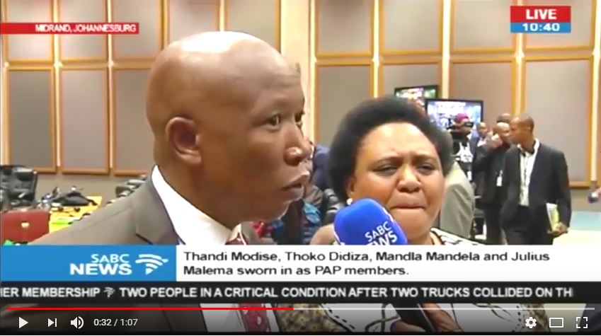 Watch Julius Malema Nearly Has Thoko Didiza In Stitches The Citizen