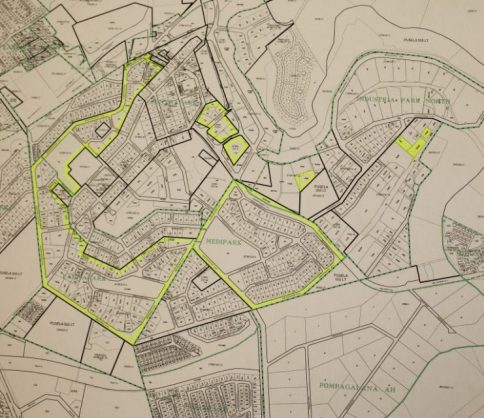 a map of the tzaneen cbd to be affected by land expropriation.
