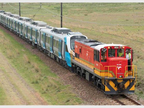 huge send-off for sas first locally built commuter train