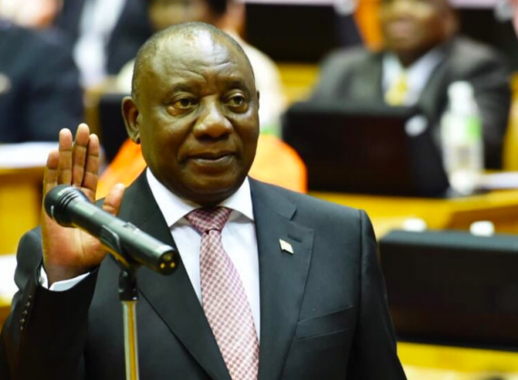 Cyril Ramaphosa sworn in as South Africa's president