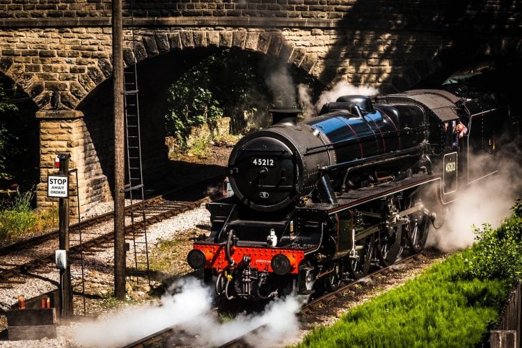 the Atlantic Rail Steam Train at Cape Town station