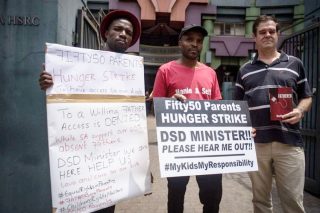 Hunger-strike dad a step closer to seeing his kids