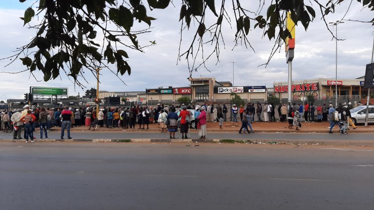 WATCH: Crowd storms Sassa paypoint in KZN, with not a 'social ...