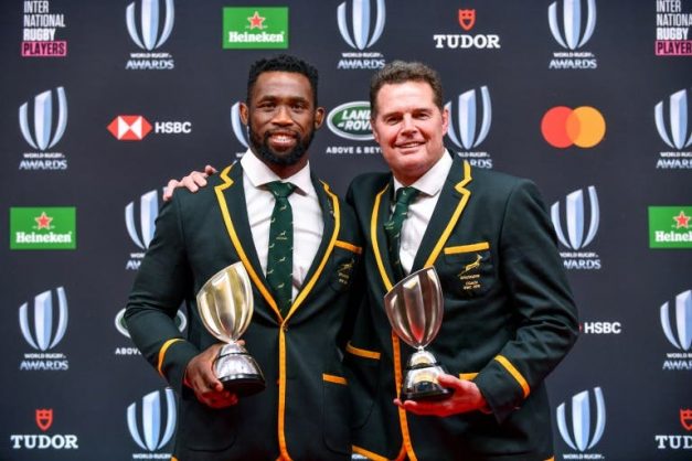 Bok World Cup stars Erasmus, Kolisi bag leadership, personality awards