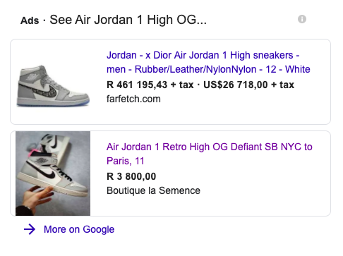 jordan sneakers prices in rands