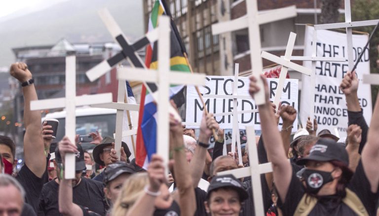 Farm murder protest