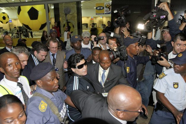 PICS: Diego Maradona’s January 2010 visit to South Africa