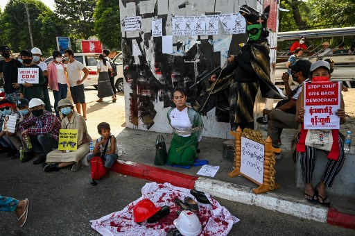 Two people dead in Myanmar anti-coup protest shooting ...