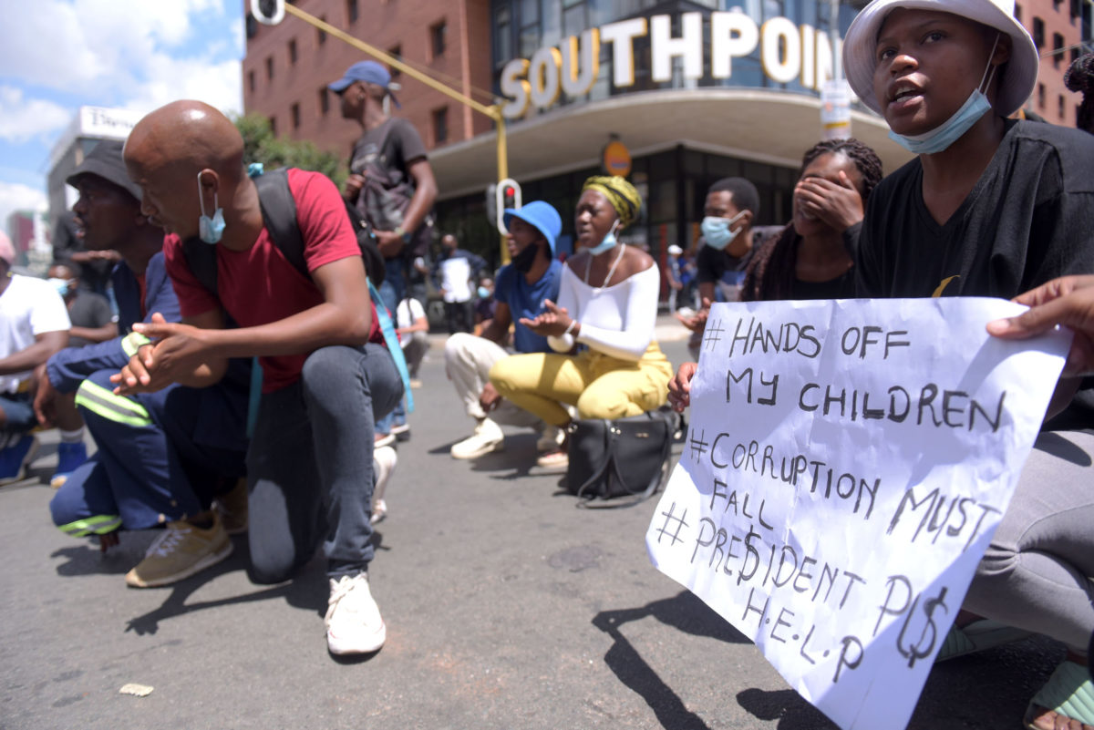 Wits students protest