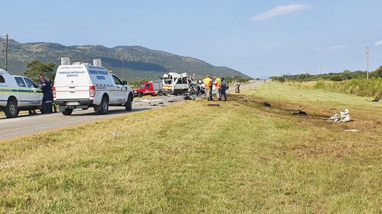 Three people killed in Limpopo truck and minibus crash