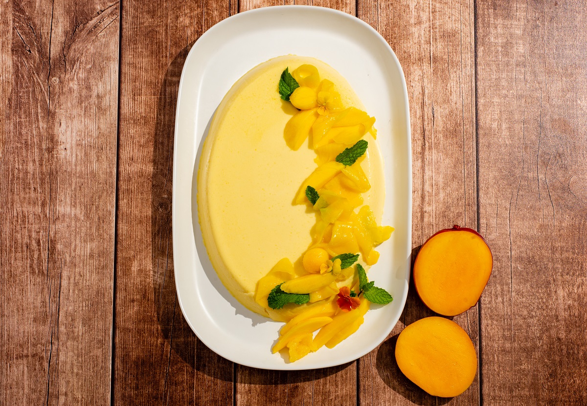 Mango yoghurt terrine twist