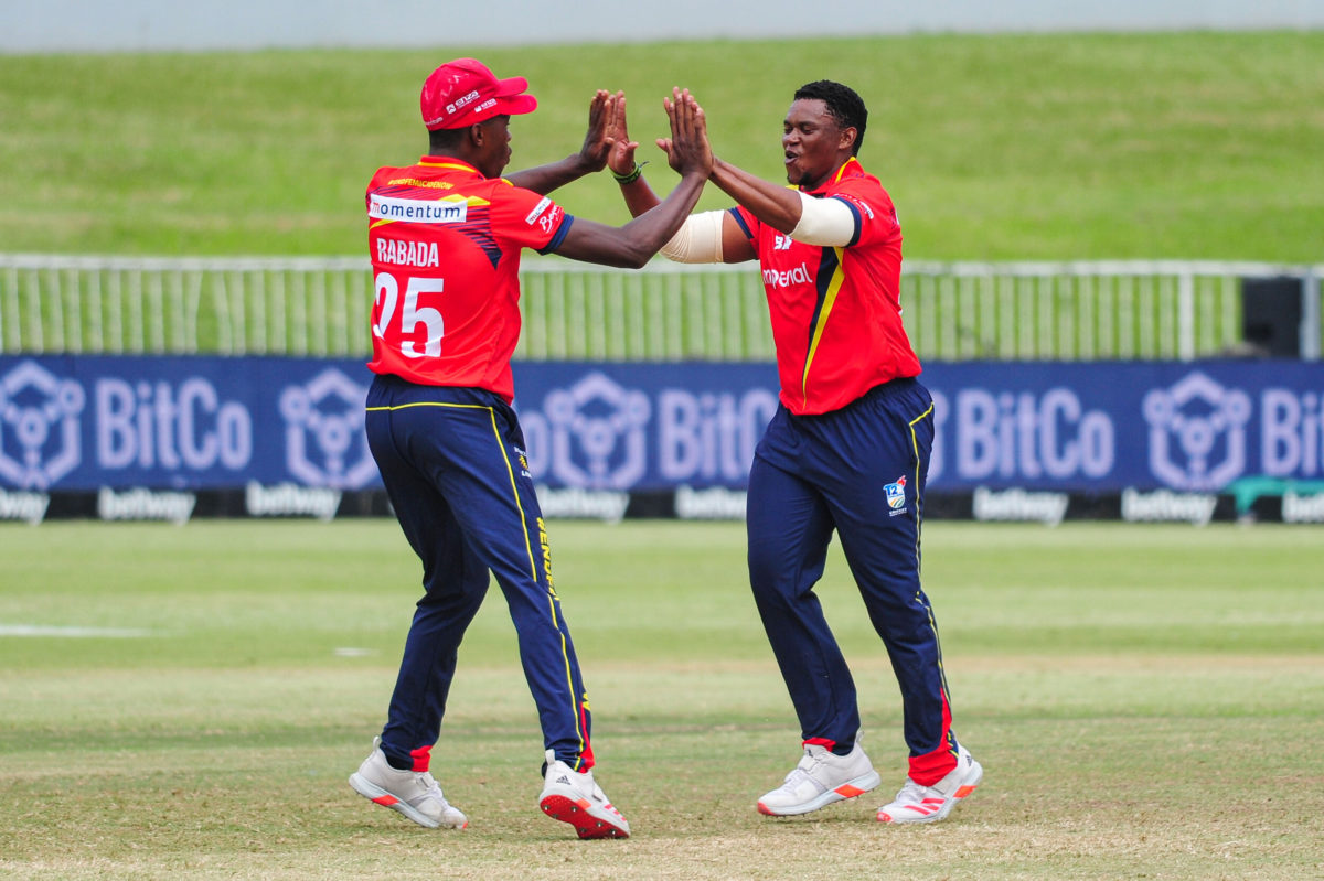 Sisanda Magala and Kagiso Rabada