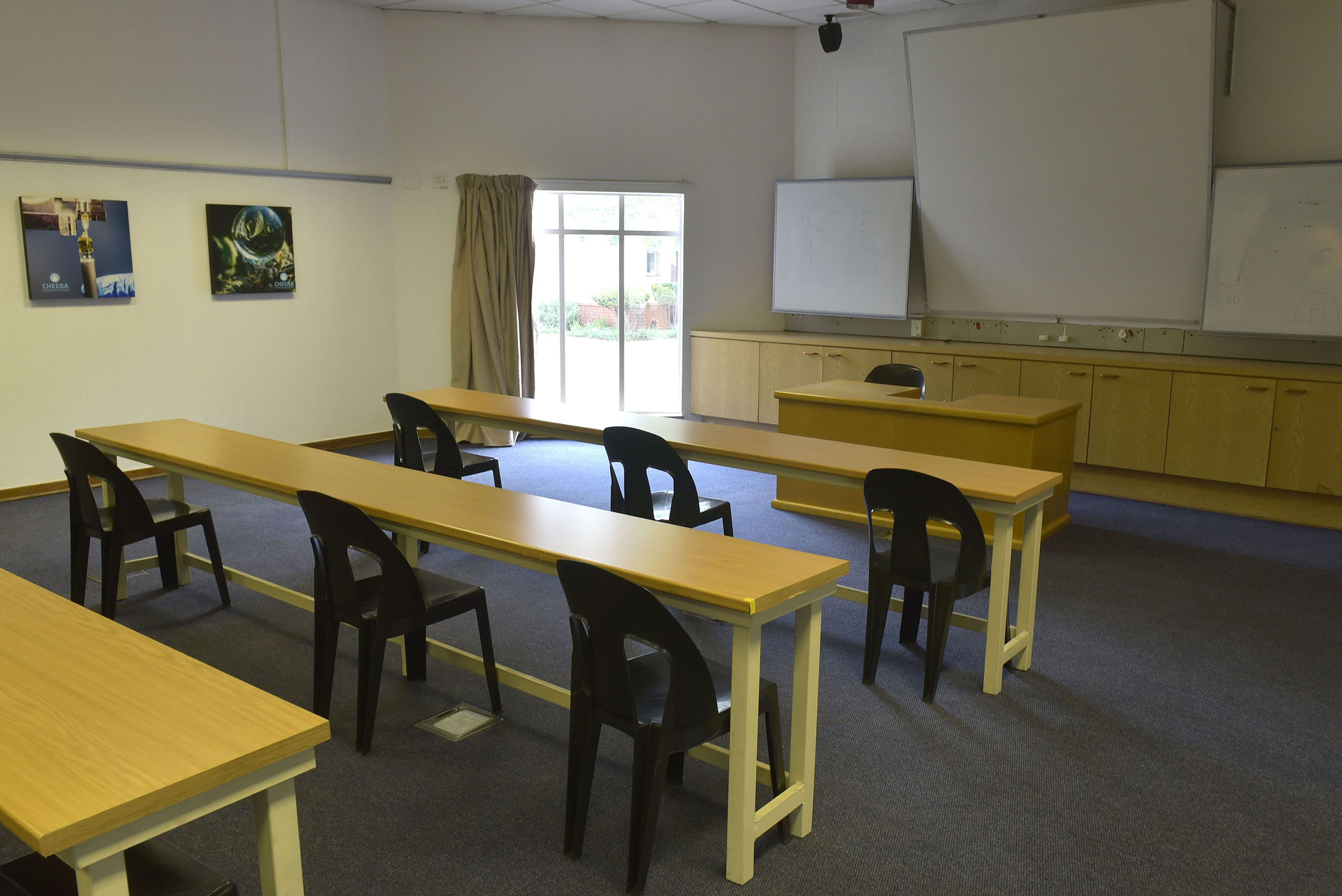 One of the training rooms at the Cheeba Cannabis Academy in Vereeniging. Opening for their first classes soon, Africas first dedicated Cannabis academy aims to deliver an all rounded education in all things cannabis with the aim to equip people with the knowledge needed as the Cannabis industry grows in South Africa and worldwide. Picture: Neil McCartney