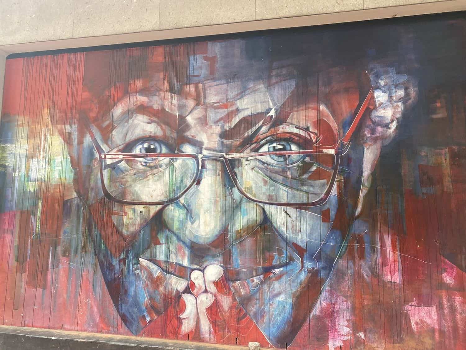 Anger As Desmond Tutu Mural In Cape Town Defaced With K Word