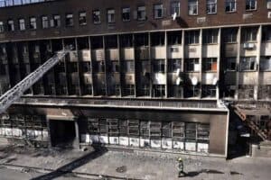 Marshalltown building fire Johannesburg CBD