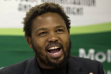 BLF's Andile Mngxitama says he found Brown's questions on a WhatsApp group