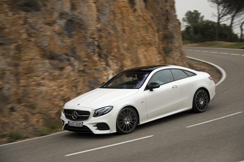 Stylish New Mercedes Benz E Cl Coupe Driven The Citizen E 400 4matic Coupe Designo Cashmere White Magno Na Leather Black