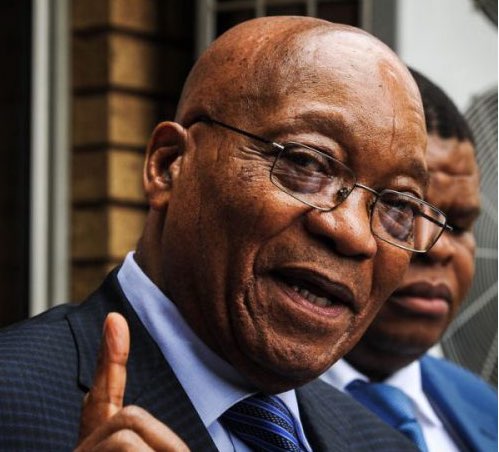 President Jacob Zuma is seen outside the Rietgat Police Station where he briefly addressed media, 28 February 2017, Soshanguve, Pretoria. Picture: Jacques Nelles