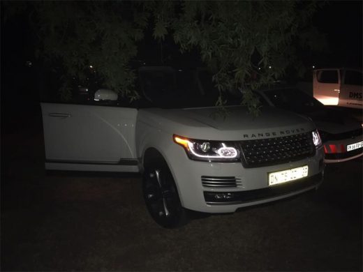 The hijacked Range Rover. Photo: Supplied.