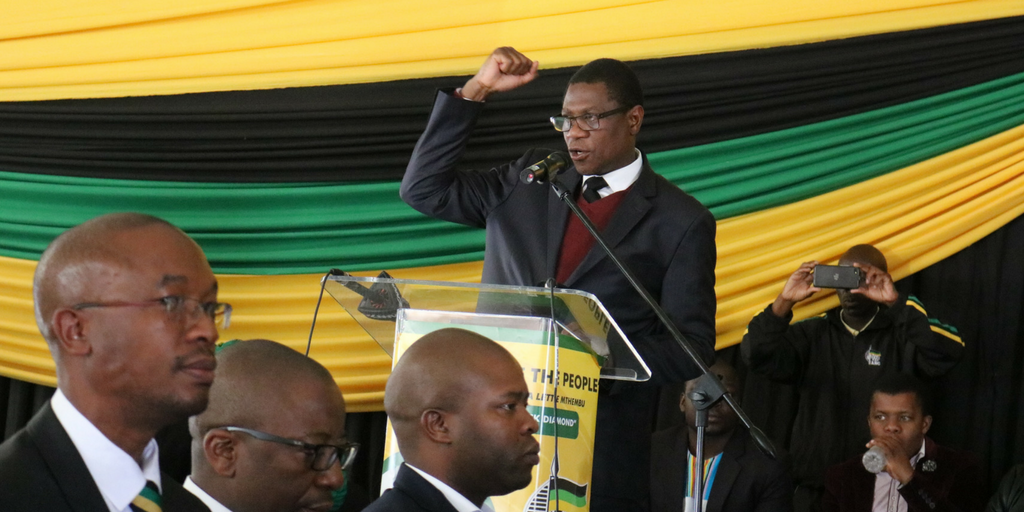 Paul Mashatile during the Ahmed Kathrada memorial service. Facebook.