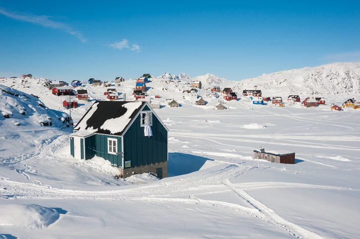 Greenland, snow