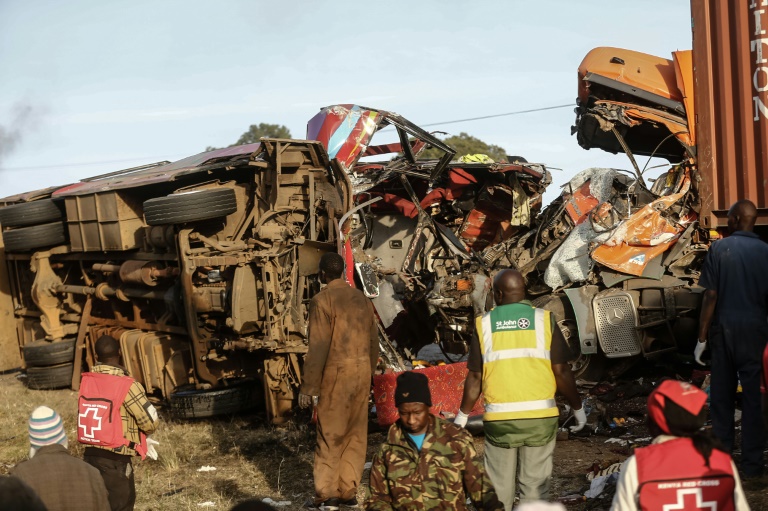 Image result for OVER 30 PEOPLE CONFIRMED DEAD IN KENYA BUS CRASH